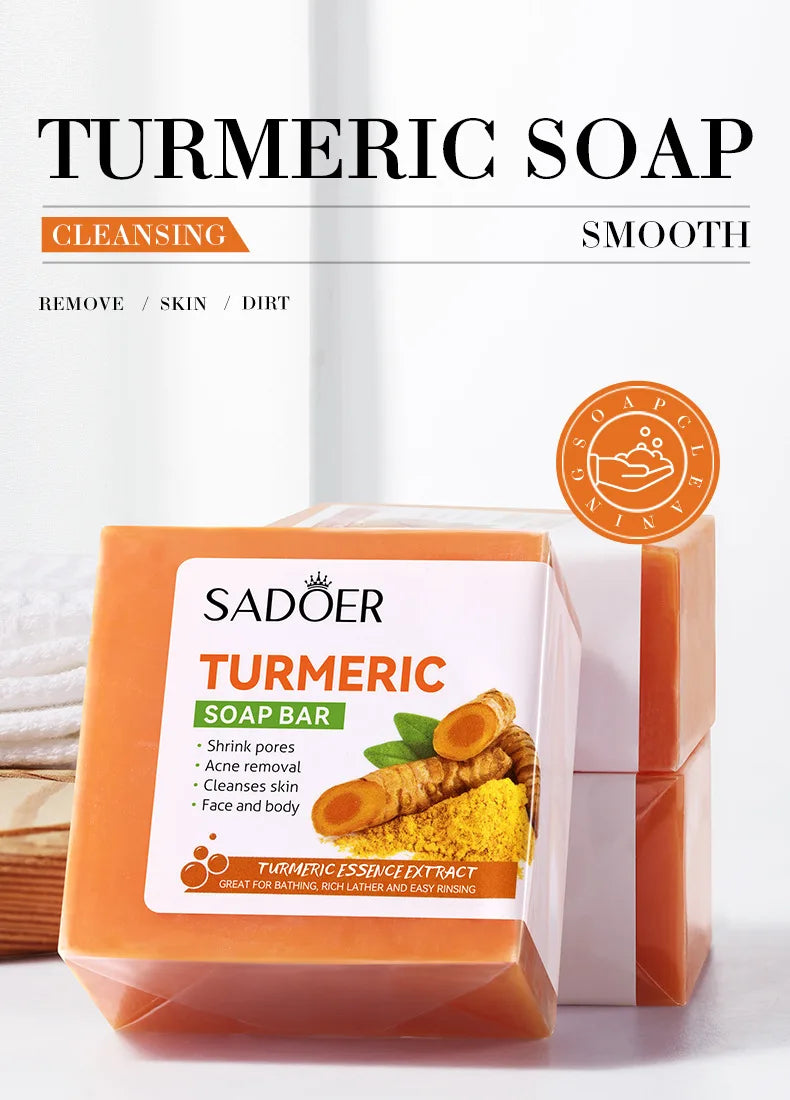 Turmeric Soap Body Cleaning Lightening Dark Underarm